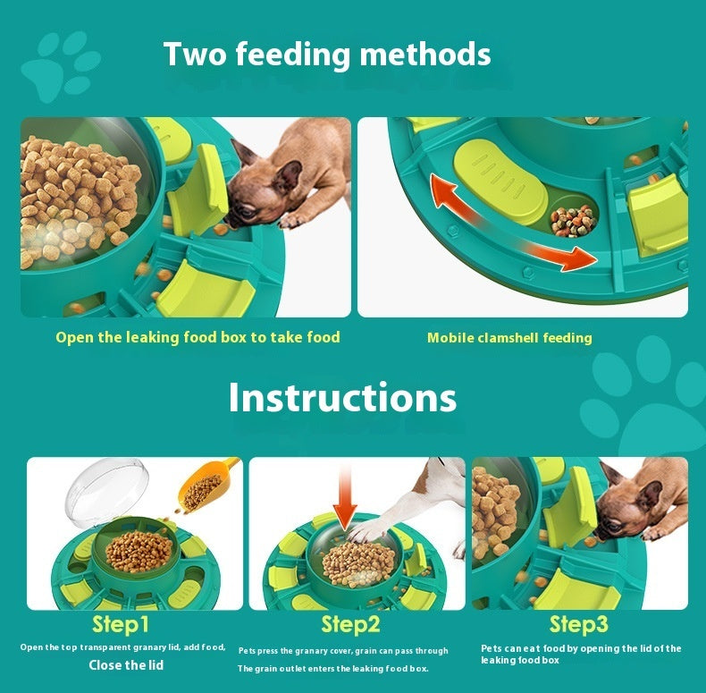 Interactive Dog puzzle feeder